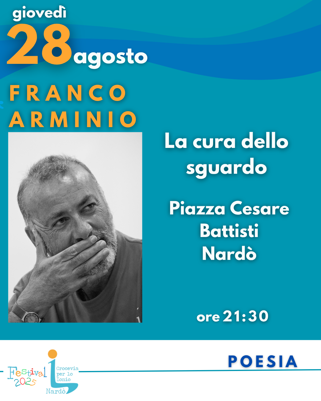 Locandina: Franco Arminio, La cura dello sguardo